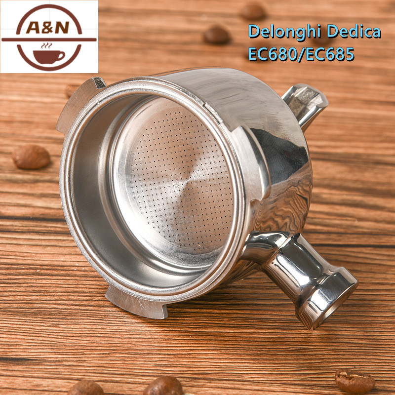 Delonghi Espresso Ecp3420 - 51mm デュアルスパウトコーヒーポルタフィルター (シングルヘッド) デロンギ デディカ EC680/EC900/890