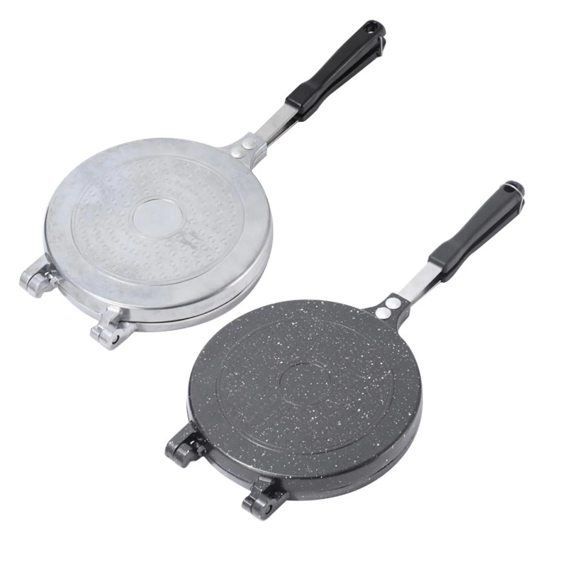 Mini Pancake Griddle - 両面フライパンアルミ合金ノンスティックパンケーキパンサンドイッチベーキングパンメーカーキッチン用オムレツパンケーキ朝食