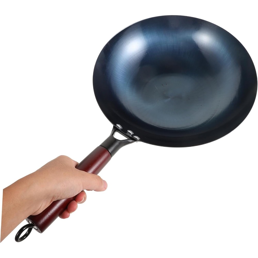 鉄製中華鍋 鉄鍋 家庭用フライパン 伝統的な手鍛造 コーティ - Cast Iron Corn のレビューと価格