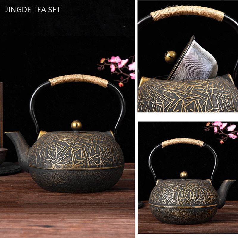 カスタマイズされた鋳鉄製ティーポット,900ml,日本のアン - Cast Iron Corn のレビューと価格