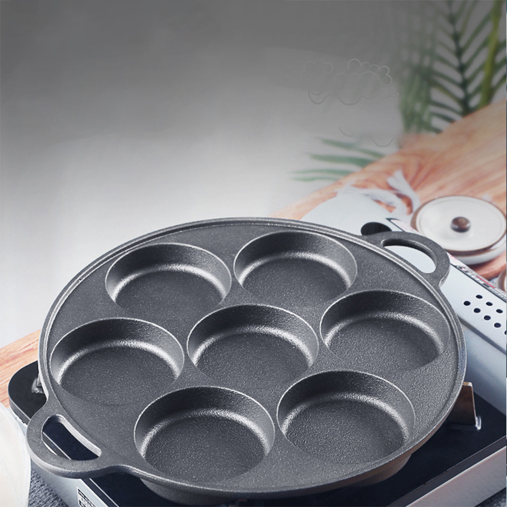 7穴フライパン鋳鉄製ノンスティックキッチン調理用ハムパン卵調 - Cast Iron Corn のレビューと価格