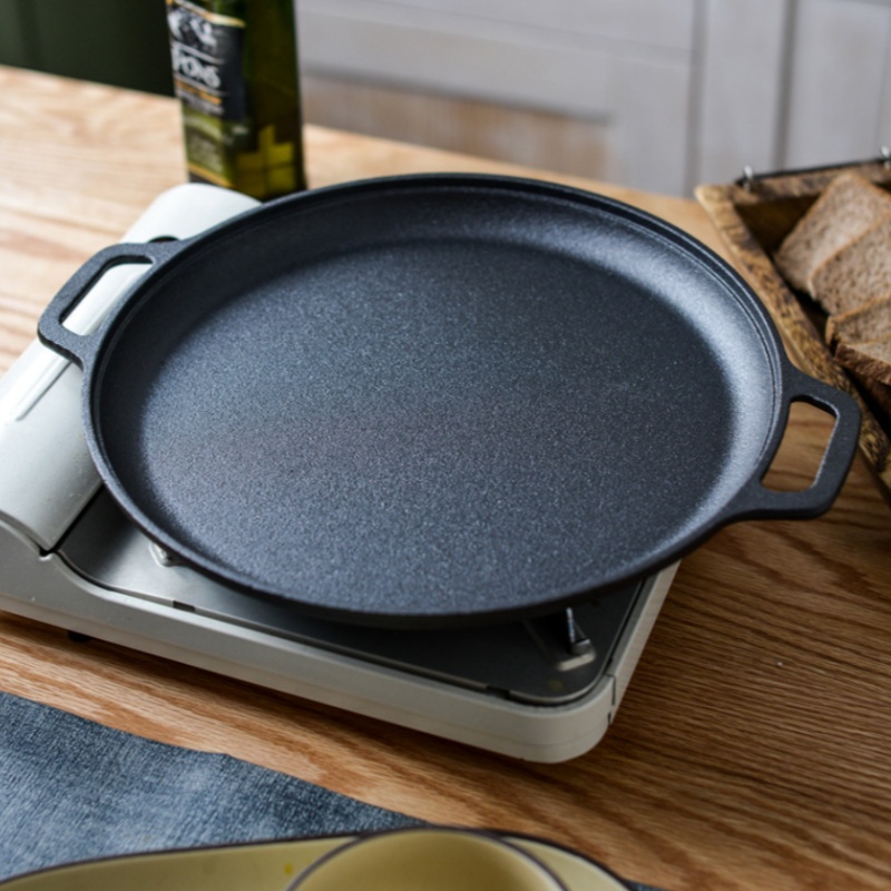JUSTINLAU ダブルイヤーフライパン 鋳鉄製卵ステーキ - Mini Pancake Griddle のレビューと価格