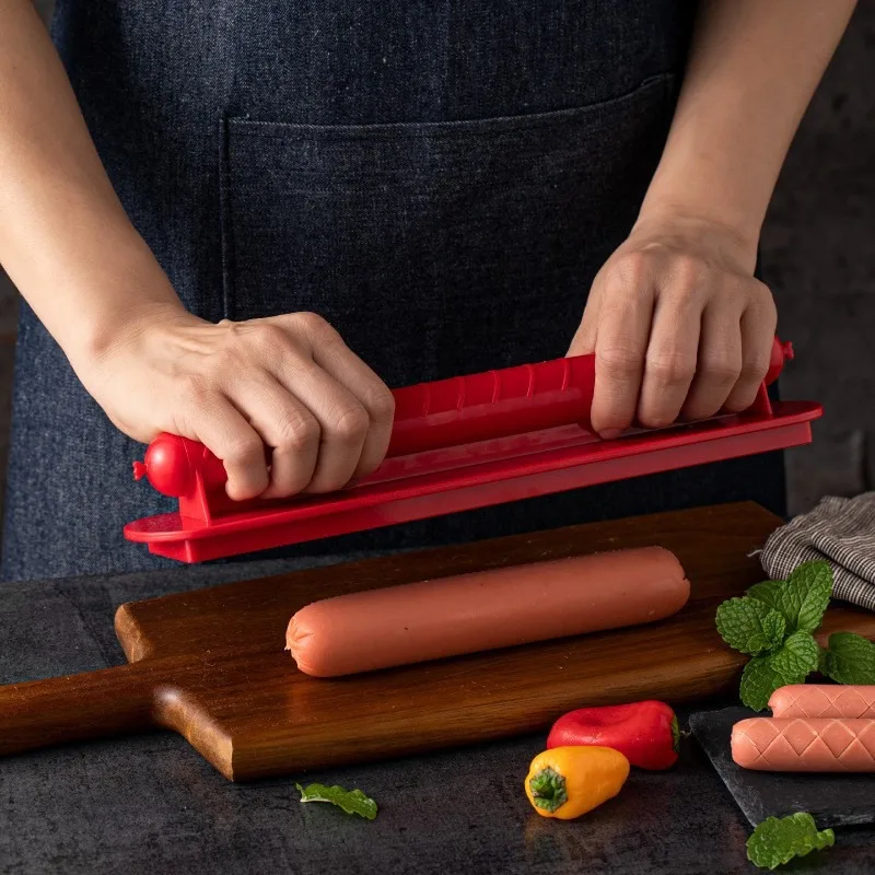 新しいステンレス鋼多機能ホットドッグスライサー、ソーセージ切 - Hot Dog Press のレビューと価格