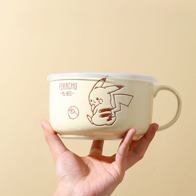 アンダーグレーズカラー ピカチュウ 可愛い陶器製保存容器 家 - Dim Sum Basket のレビューと価格