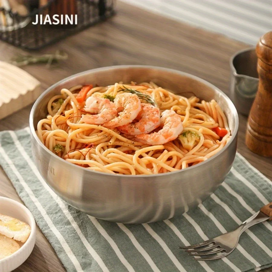 大容量ステンレス製ボウル、二重断熱サラダ・フルーツボウル、軽 - Dim Sum Basket のレビューと価格