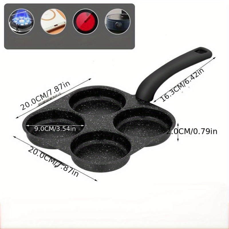 卵焼きフライパン ノンスティックパンケーキパン 4カップ調理 - Egg Waffle Pan のレビューと価格